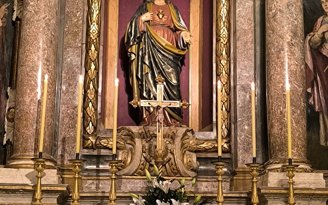 Bendición de la capilla del Sagrado Corazón de la catedral de Palma